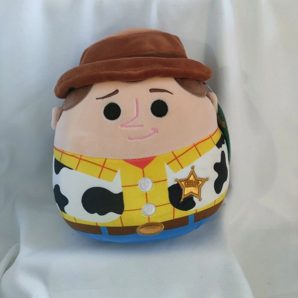 Squishmallows Original 8-Inch Toy Story Squad Plush- Collectible Soft & Squishy Mini Stuffed Animal Toy (Sheriff Woody)