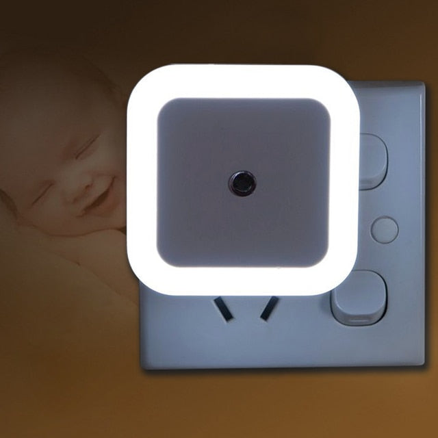 Mini LED Night Light Plug-in Dusk to Dawn Sensor Lamp