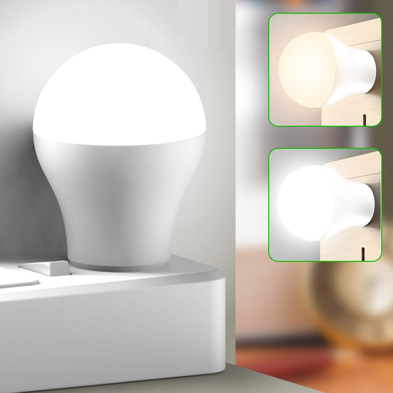 USB Night Light LED Plug Lamp
