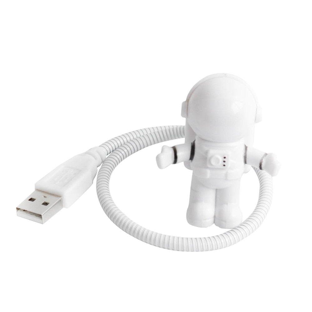 USB Night Light LED Astronaut Desk Lamp Flexible